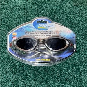 Zoggs Phantom Elite Swim Goggles - Black Size L/XL